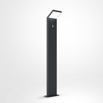Brilagi - LED външна лампа със сензор RIANO LED/8W/230V антрацит IP65
