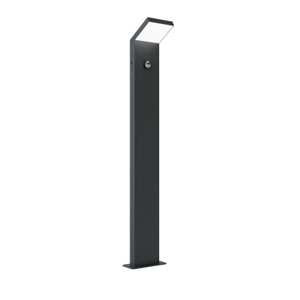Brilagi - LED външна лампа със сензор RIANO LED/8W/230V антрацит IP65