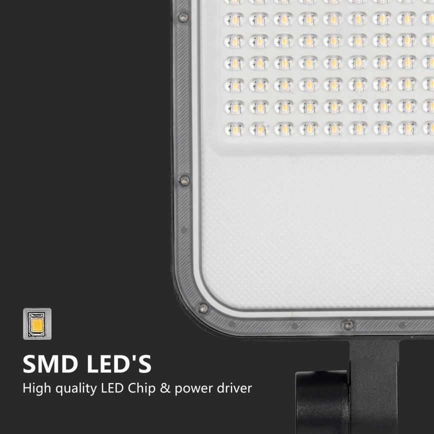 Brilagi - LED Външна улична лампа със стълб и шарнир 3 m URBANLIGHT LED/100W/230V черна IP65