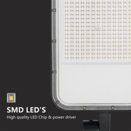 Brilagi - LED външна улична лампа със стълб и шарнир 4 м URBANLIGHT LED/200W/230V черна IP65