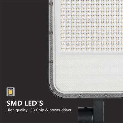 Brilagi - LED външна улична лампа със стълб и шарнир 3 м URBANLIGHT LED/200W/230V черна IP65