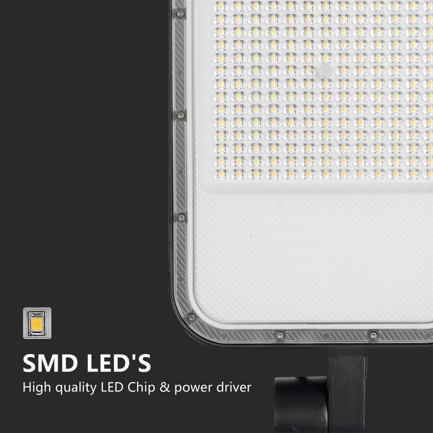 Brilagi - LED външна улична лампа със стълб и шарнир 3 м URBANLIGHT LED/200W/230V черна IP65
