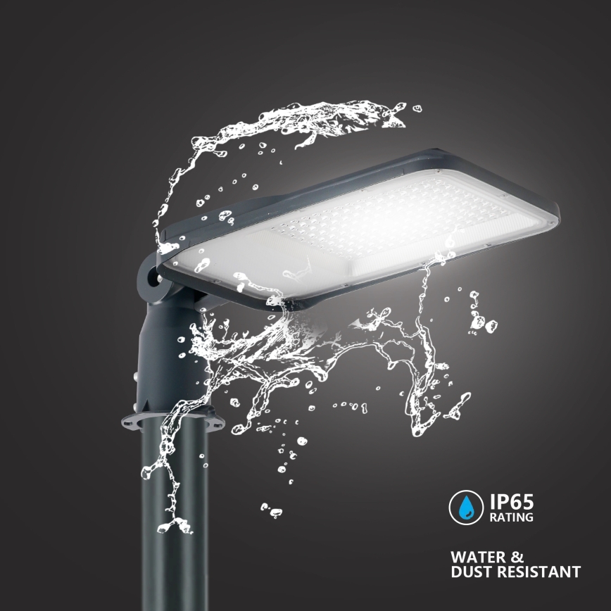 Brilagi - LED външна улична лампа със стълб и шарнир 3 m URBANLIGHT LED/100W/230V антрацит IP65