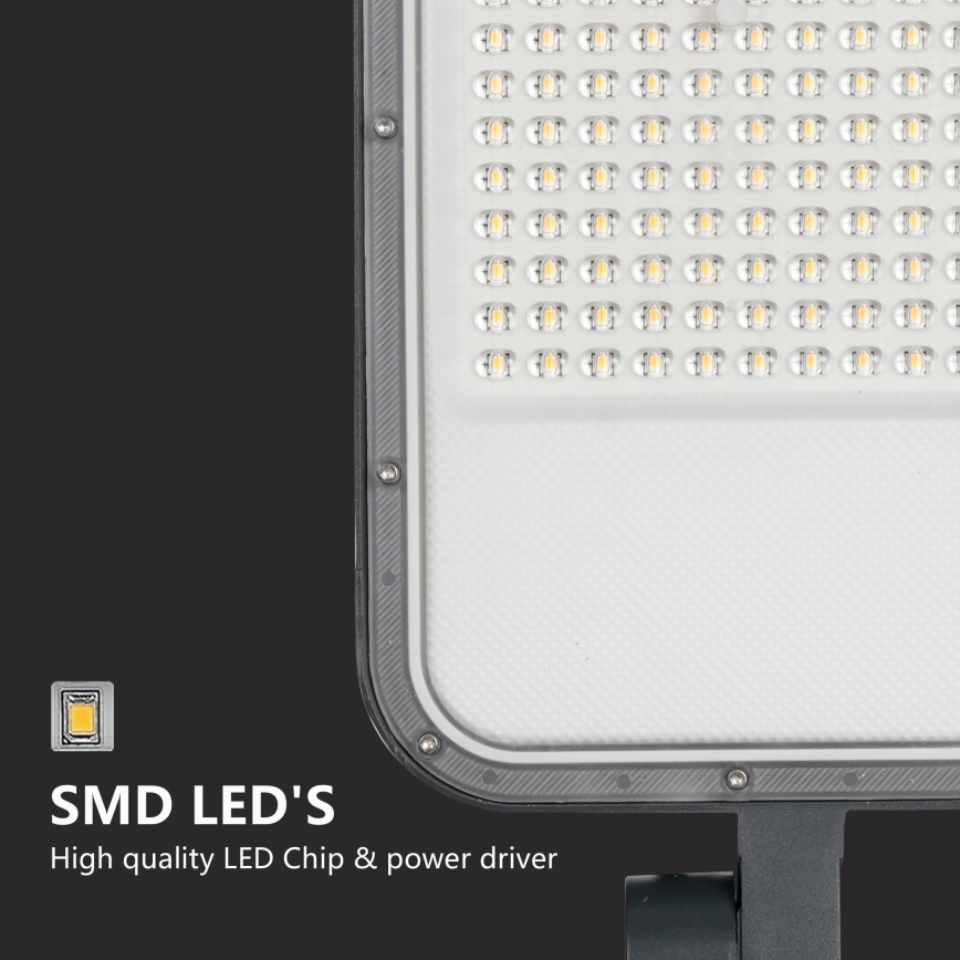 Brilagi - LED външна улична лампа със стълб и шарнир 3 m URBANLIGHT LED/100W/230V антрацит IP65