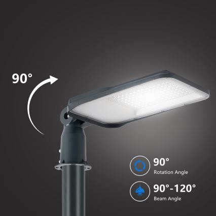 Brilagi - LED външна улична лампа с 4-метров стълб и шарнир URBANLIGHT LED/100W/230V антрацит IP65