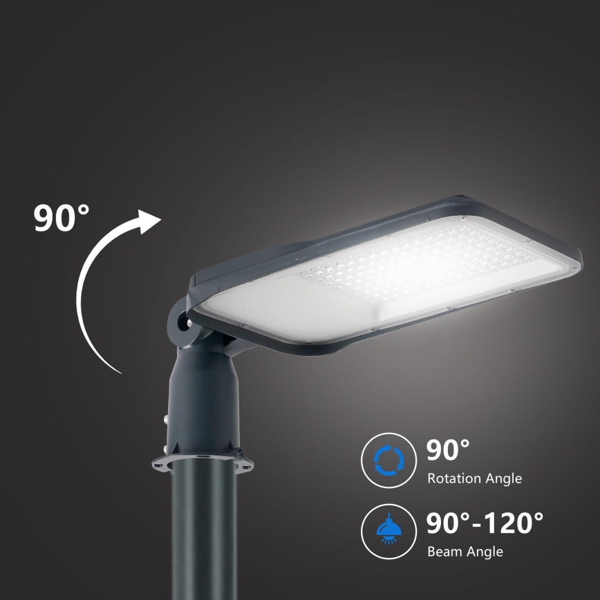 Brilagi - LED външна улична лампа с 4-метров стълб и шарнир URBANLIGHT LED/100W/230V антрацит IP65