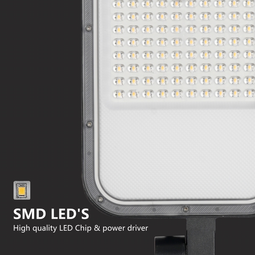 Brilagi - LED външна улична лампа със стълб и шарнир 4 m URBANLIGHT LED/100W/230V черна IP65