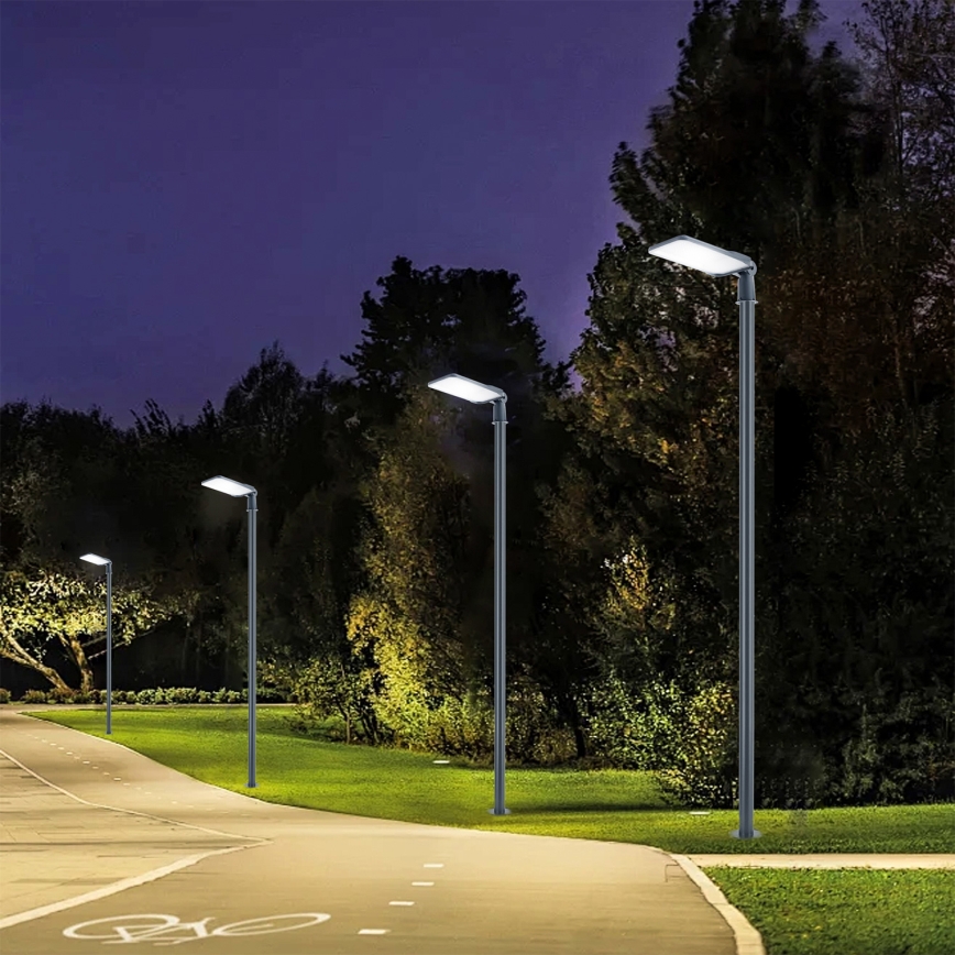 Brilagi - LED външна улична лампа със стълб и шарнир 4 m URBANLIGHT LED/200W/230V антрацит IP65