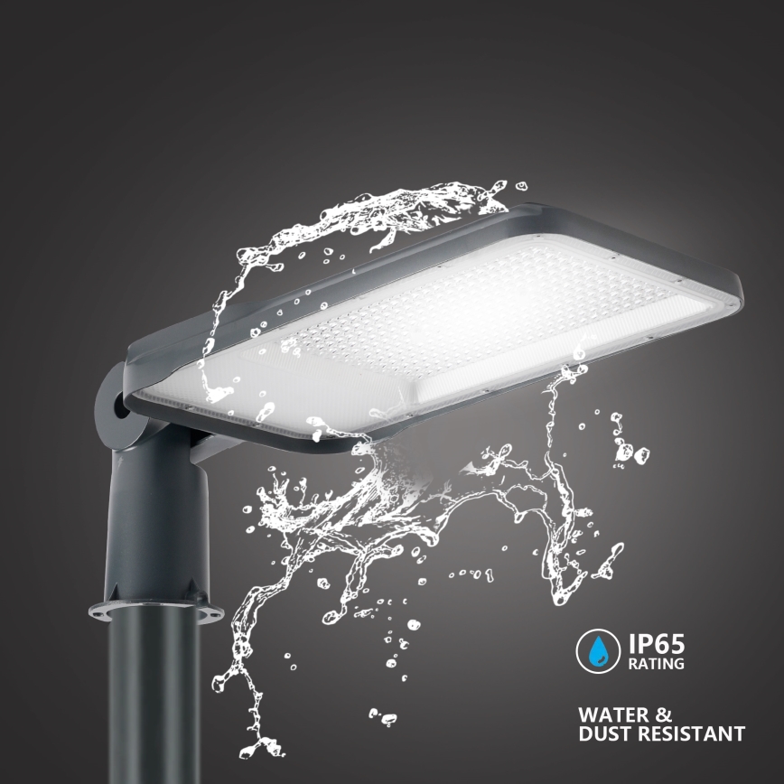 Brilagi - LED външна улична лампа със стълб и шарнир 4 m URBANLIGHT LED/200W/230V антрацит IP65