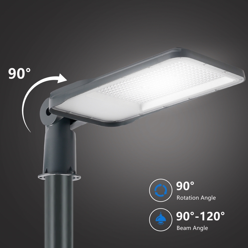Brilagi - LED външна улична лампа със стълб и шарнир 4 m URBANLIGHT LED/200W/230V антрацит IP65
