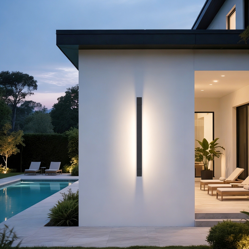 Brilagi - LED външно стенено осветително тяло AQUA LINE LED/24W/230V 90 cm IP44 антрацит CRI 90