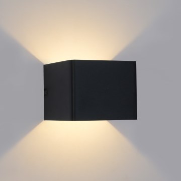 Brilagi - LED външна стенна лампа DONNANI LED/5W/230V 10 см черна IP44
