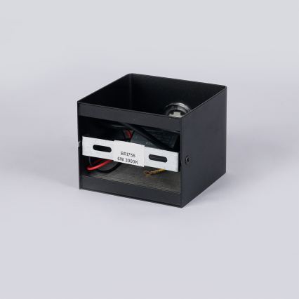 Brilagi - LED външна стенна лампа DONNANI LED/5W/230V 10 см черна IP44