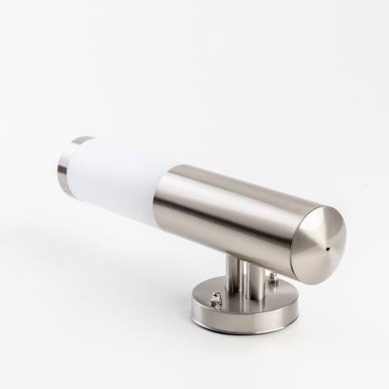 BRILAGI - LED външна стенна лампа ELIA 1xE27/7W/230V 4000K IP44 матов хром