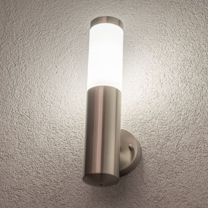 BRILAGI - LED външна стенна лампа ELIA 1xE27/7W/230V 4000K IP44 матов хром