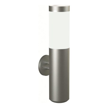 Brilagi - LED външна стенна лампа ELIA 1xE27/7W/230V 4000K IP44 матов хром