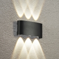 Brilagi - LED външна стенна лампа FLAREBOX LED/6W/230V черна IP65