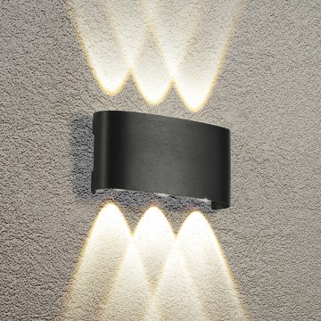 Brilagi - LED външна стенна лампа FLAREBOX LED/6W/230V черна IP65