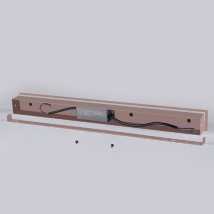Brilagi - LED външно стенно осветително тяло LINEAR LED/8W/230V 3000K IP65 30 cm кафяво CRI 90