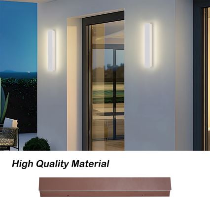 Brilagi - LED външно стенно осветително тяло LINEAR LED/8W/230V 3000K IP65 30 см бяло CRI 90
