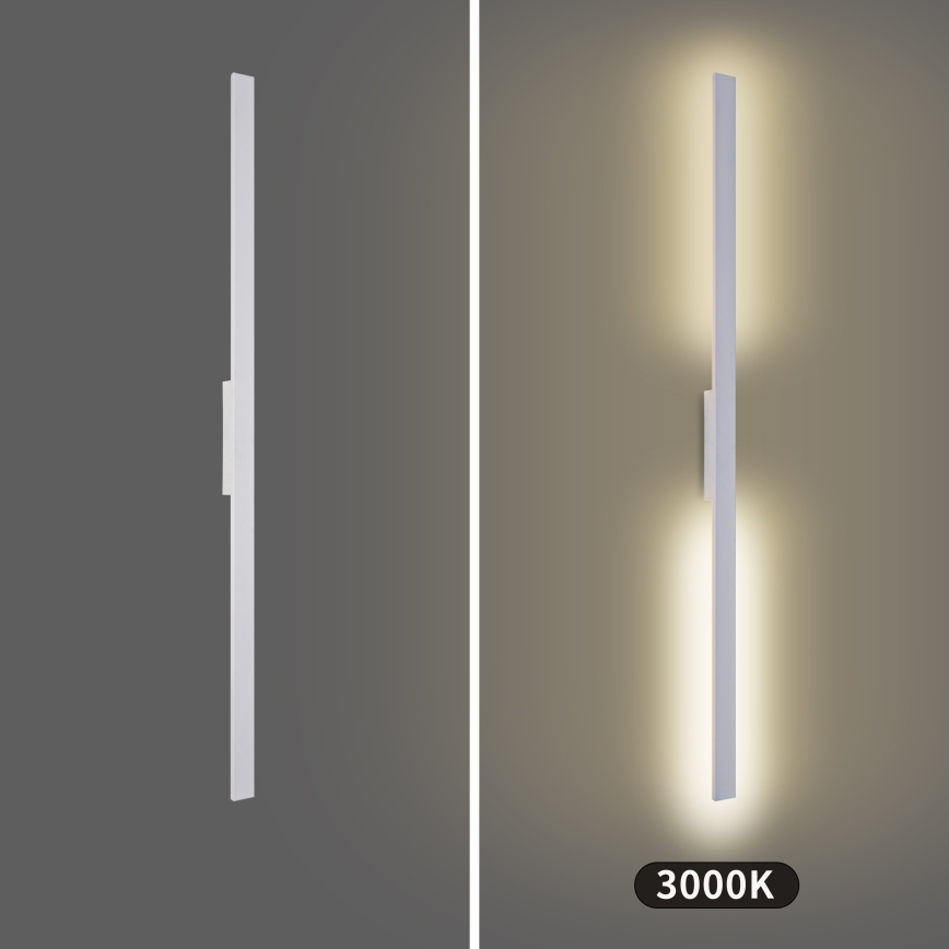 Brilagi - LED външно стенно осветително тяло LUNA LED/30W/230V 3000K IP65 150 cm бяло CRI 90