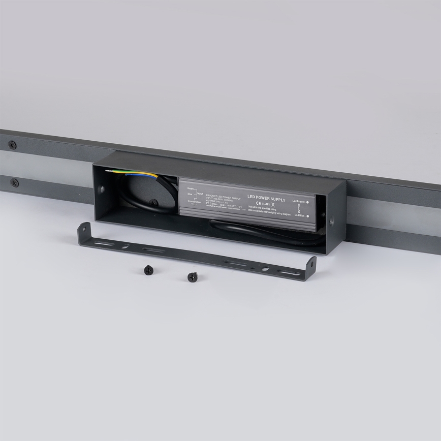 Brilagi - LED външно стенно осветително тяло LUNA LED/30W/230V 3000K IP65 150 см антрацит CRI 90