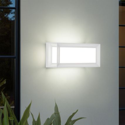 Brilagi - LED външна стенна лампа с сензор PARKER LED/12W/230V бяла IP44