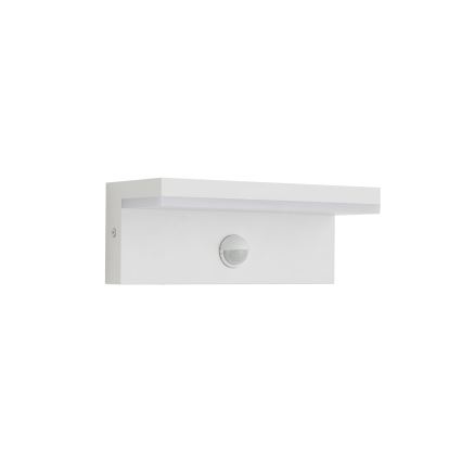 Brilagi - LED външен стенен осветител със сензор TESSI LED/10W/230V бял IP54