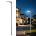 Brilagi - LED външна улична лампа с 3-метров стълб и шарнир URBANLIGHT LED/200W/230V сива IP65