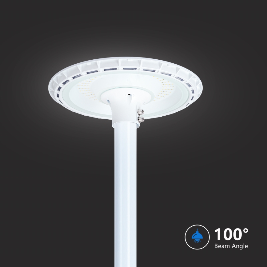 Brilagi - LED външна улична лампа със стълб 3 м URBANSPARK LED/120W/230V бяла IP65