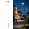 Brilagi - LED външна улична лампа с 5 m стълб и шарнир URBANLIGHT LED/200W/230V черна IP65
