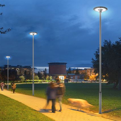Brilagi - LED външна улична лампа със стълб 5 m URBANSPARK LED/120W/230V антрацит IP65