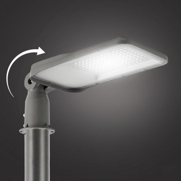 Brilagi - LED външна улична лампа с регулируем шарнир URBANLIGHT LED/100W/230V сива IP65