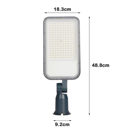 Brilagi - LED външна улична лампа с шарнир URBANLIGHT LED/100W/230V антрацит IP65