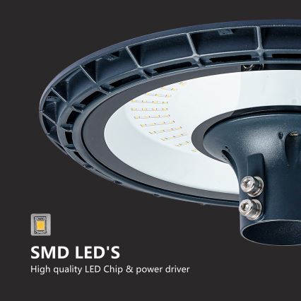 Brilagi - LED външна улична лампа със стълб 3 м URBANSPARK LED/120W/230V антрацит IP65