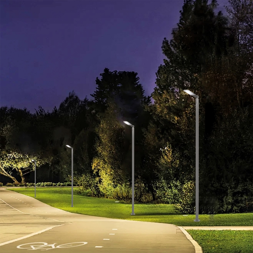 Brilagi - LED външна улична лампа URBANLIGHT LED/100W/230V, сива, IP65