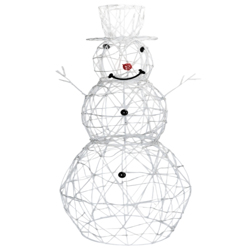 Brilagi - LED външна коледна декорация 3,6W/31/230V 2700K 120 cm IP44 снежен човек