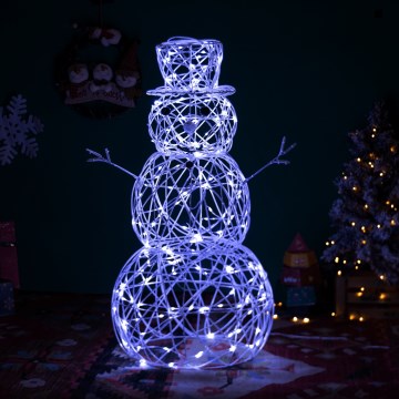 Brilagi - LED външна коледна декорация 3,6W/31/230V 6500K 120 cm IP44 снежен човек