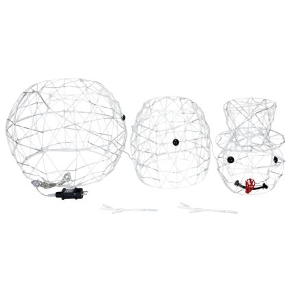 Brilagi - LED външна коледна декорация 3,6W/31/230V 6500K 120 cm IP44 снежен човек