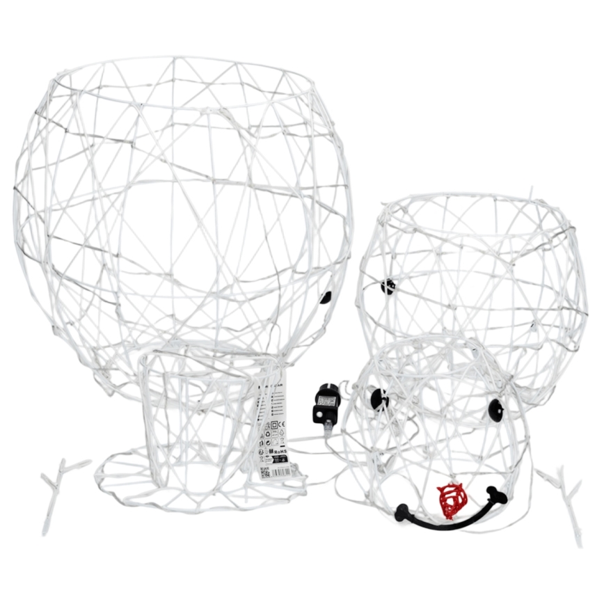 Brilagi - LED външна коледна украса LED/3,6W/31/230V 2700K 90 cm IP44 снежен човек