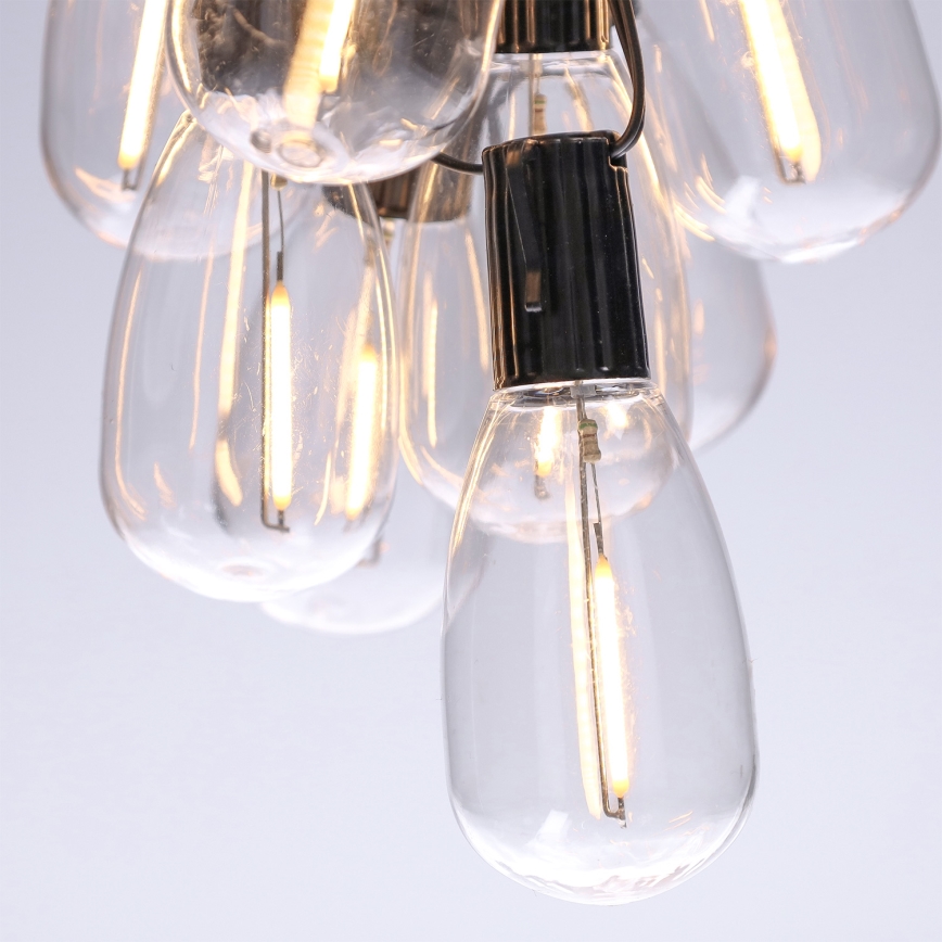Brilagi - LED външна коледна гирлянда 10xLED/3xAA 3,2m IP44 топла бяла