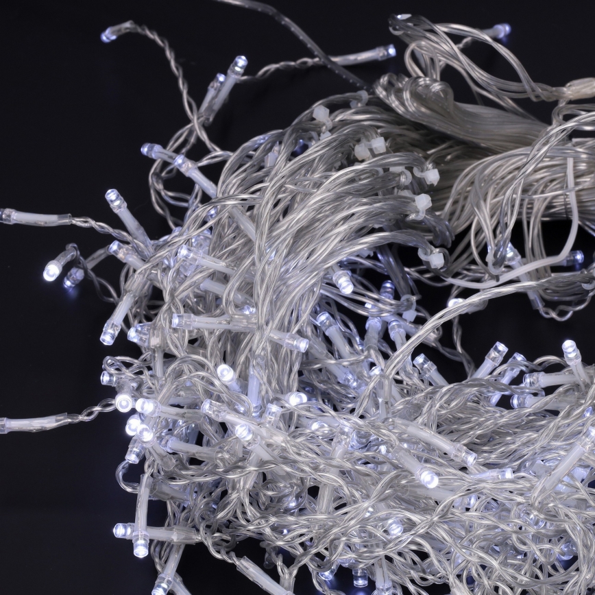 Brilagi - LED външна коледна гирлянда 400xLED/8 функции 23 m IP44 студено бяло