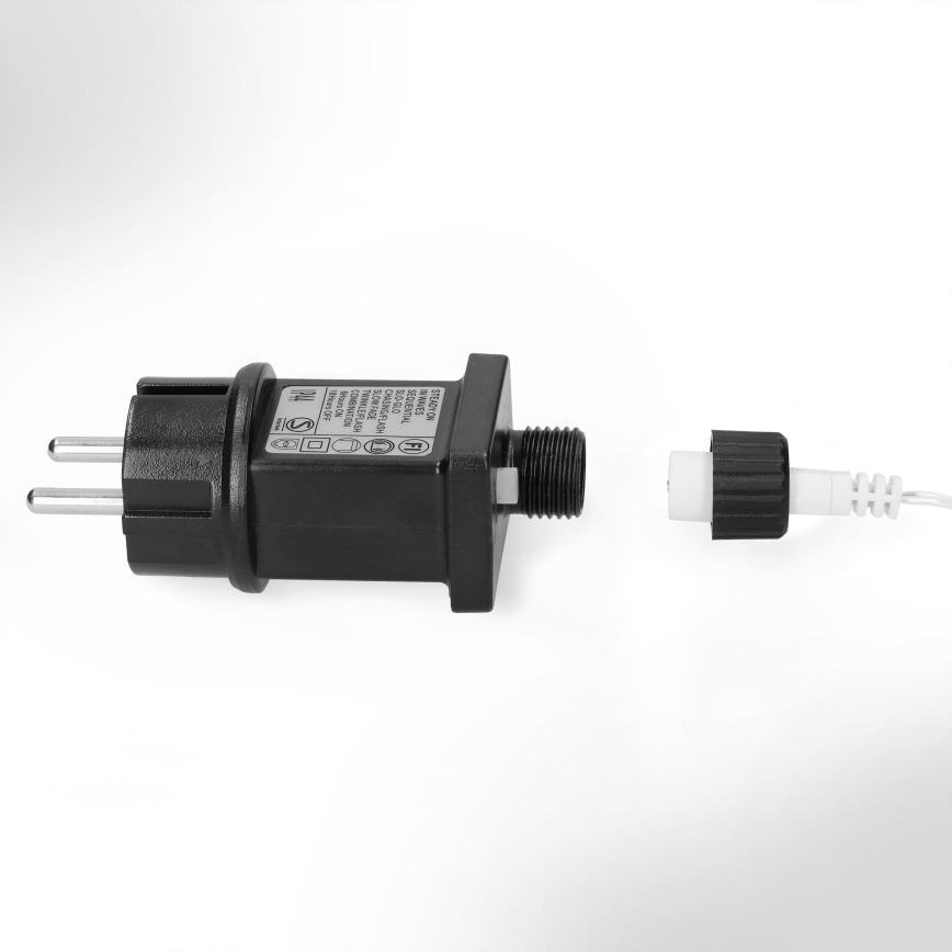 Brilagi - LED външна коледна гирлянда 400xLED/8 функции 23 m IP44 студено бяло