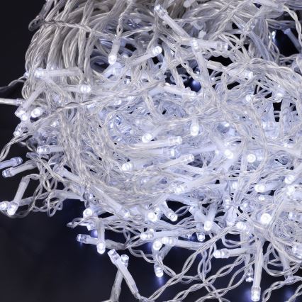 Brilagi - LED външна коледна гирлянда 400xLED/8 функции 23m IP44 студено бяла