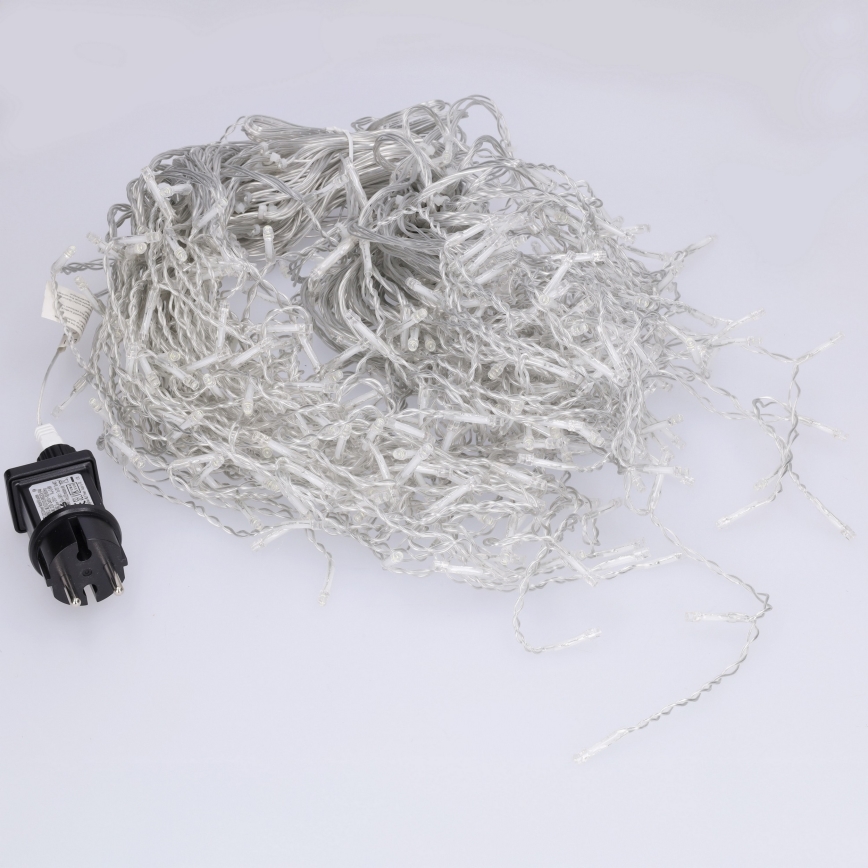 Brilagi - LED външна коледна гирлянда 400xLED/8 функции 23m IP44 студено бяла