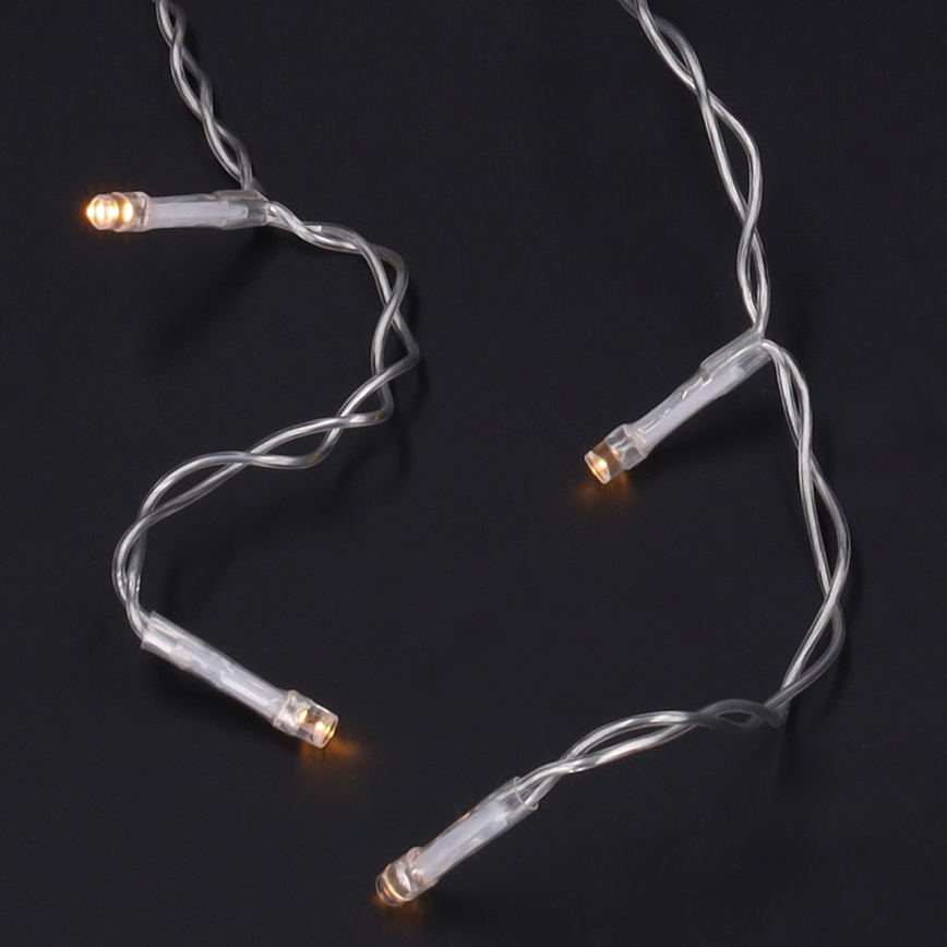 Brilagi - LED външна коледна гирлянда 400xLED/8 функции 23m IP44 топла бяла