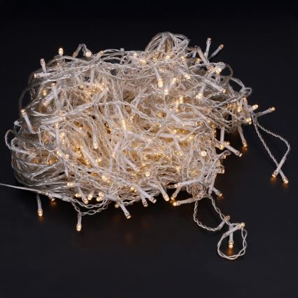 Brilagi - LED външна коледна гирлянда 400xLED/8 функции 23m IP44 топла бяла