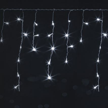 Brilagi - LED външна коледна гирлянда 400xLED/8 режима 23x0,6m IP44 студено бяло