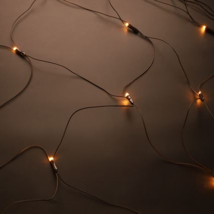 Brilagi - LED външна коледна светлинна завеса 160xLED 7x2m IP44 топла бяла