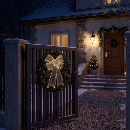 BRILAGI - LED външна коледна украса LED/3,3W/230V IP44 сребърна панделка